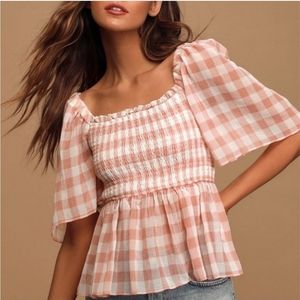 Moodie Gingham Blouse